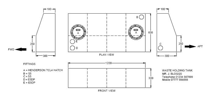 Iso Tank Drawing